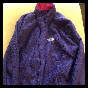 Snuggly The North Face purple fleece XL